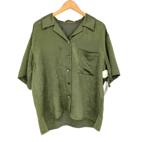 ビューティーアンドユースユナイテッドアローズ BEAUTY & YOUTH UNITED ARROWS RD ACE/STN OPEN/COL SHT アセテートサテンシャツ レディース FREE