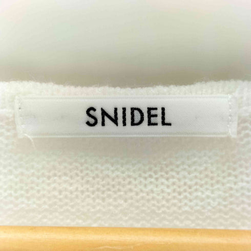 スナイデル snidel 26SS シアー イレヘム ニット コンビ ワンピース レディース JPN:0