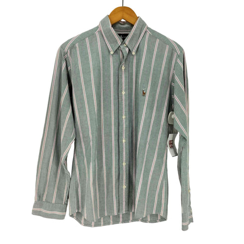 ラルフローレン RALPH LAUREN ポニー ストライプ ボタンダウンシャツ メンズ 16-35