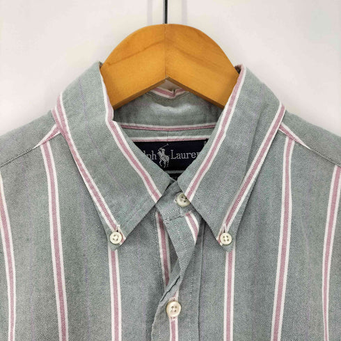 ラルフローレン RALPH LAUREN ポニー ストライプ ボタンダウンシャツ メンズ 16-35