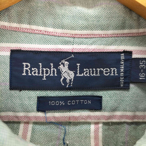 ラルフローレン RALPH LAUREN ポニー ストライプ ボタンダウンシャツ メンズ 16-35