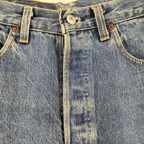 リーバイス Levis USA製 ボタン裏 522刻印 501 ボタンフライ デニムパンツ メンズ W30