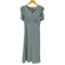 トッコクローゼット tocco closet バックレースアップラインフラワープリントワンピース レディース JPN:M