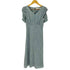 トッコクローゼット tocco closet バックレースアップラインフラワープリントワンピース レディース JPN:M