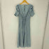 トッコクローゼット tocco closet バックレースアップラインフラワープリントワンピース レディース JPN:M