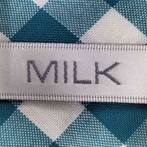 ミルク MILK ギンガムチェック ボリュームシャツワンピース レディース FREE