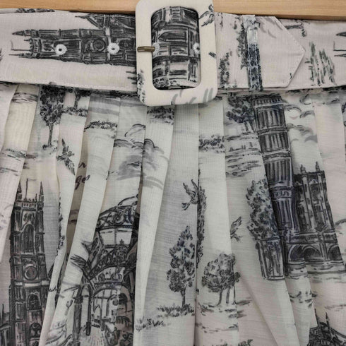 アンアナザーアンジェラス an another angelus ブリティッシュトワル柄シアータックスカート レディース FREE