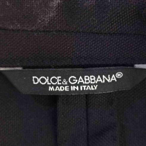 ドルチェアンドガッバーナ DOLCE&GABBANA 1B ウール テーラードジャケット メンズ 44