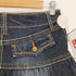 バーバリーブルーレーベル BURBERRY BLUE LABEL フレアデニムスカート レディース UK:25