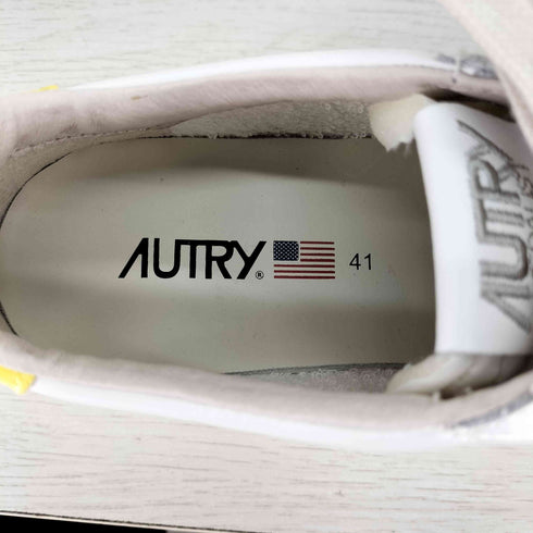 AUTRY MEDALIST LOW レザースニーカー メンズ JPN:41