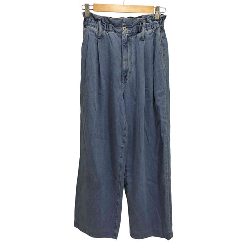 スローブイエナ SLOBE IENA 26SS LE DENIM DRAW WAIST バギーパンツ レディース JPN:38