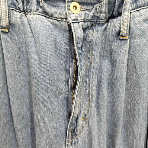 スローブイエナ SLOBE IENA 26SS LE DENIM DRAW WAIST バギーパンツ レディース JPN:38