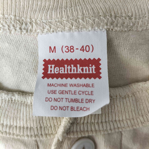 ヘルスニット Healthknit ヘンリーネック L/S カットソー メンズ import:M