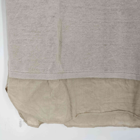 ピエールカルダン pierre cardin pierre cardin signe リネンシャワードッキングカットソー レディース 40