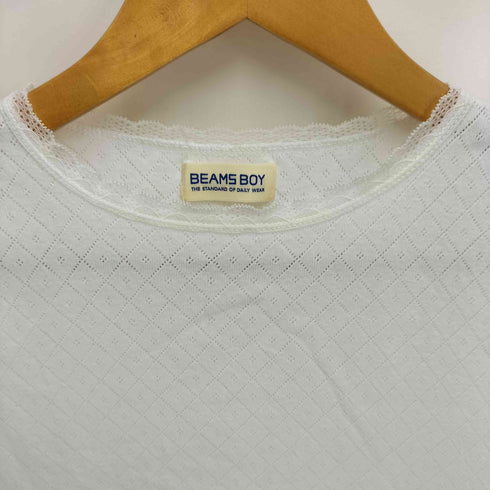 ビームスボーイ BEAMS BOY 23SS パターン メッシュ ノースリーブ レディース