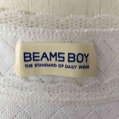 ビームスボーイ BEAMS BOY 23SS パターン メッシュ ノースリーブ レディース
