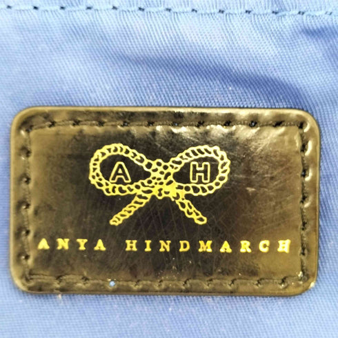 アニヤハインドマーチ ANYA HINDMARCH ロゴプレート トート バッグ レディース