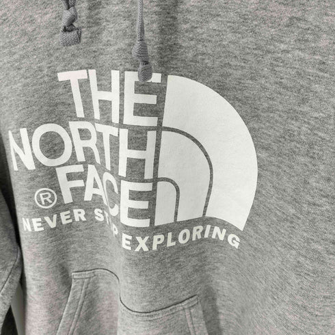 ザノースフェイス THE NORTH FACE ロゴプリント スウェット プルオーバーパーカー メンズ import:M