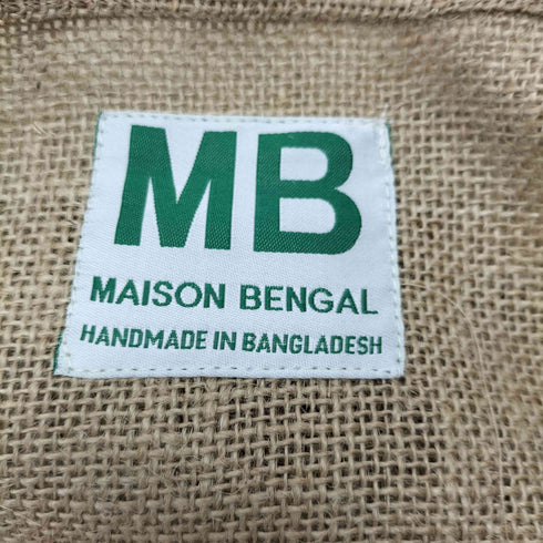 MAISON BENGAL ロゴジュートトートバッグ レディース