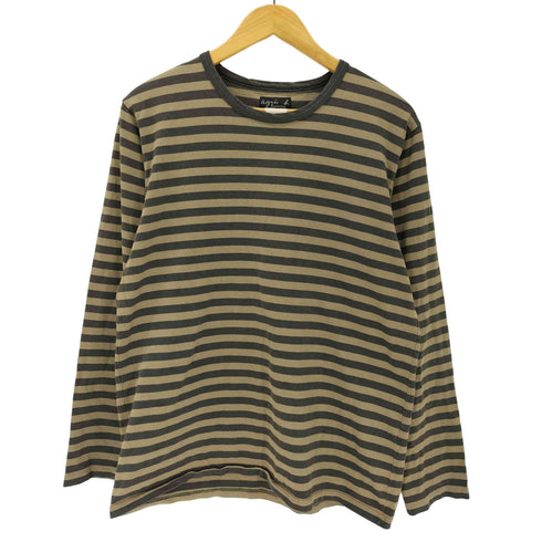アニエスベーオム Agnes b.homme 00S サンライズ期 ボーダー L/S カットソー Tシャツ ロンT バスクシャツ メンズ
