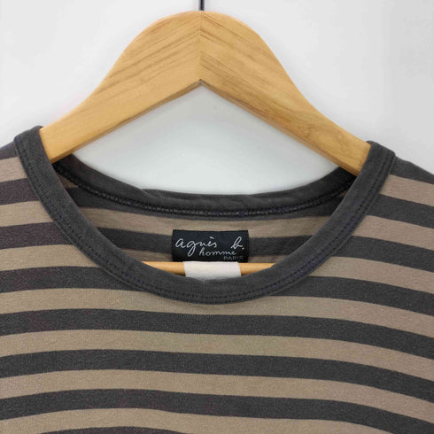 アニエスベーオム Agnes b.homme 00S サンライズ期 ボーダー L/S カットソー Tシャツ ロンT バスクシャツ メンズ