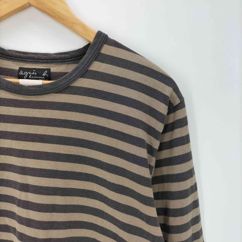 アニエスベーオム Agnes b.homme 00S サンライズ期 ボーダー L/S カットソー Tシャツ ロンT バスクシャツ メンズ
