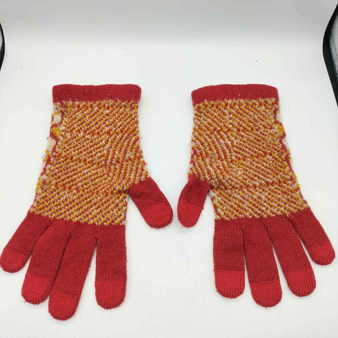 ヴィヴィアンウエストウッド Vivienne Westwood オーブ 刺繍 総柄 ニット グローブ 手袋 メンズ ONE SIZE