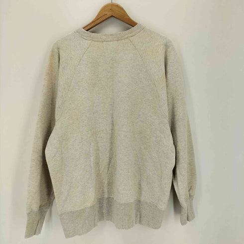 グラッドハンド GLADHAND AKOM - SWEAT 10.7Oz GUSSET ACTION SLEEVE 10.7オンス ゲスト アクション ダメージ加工 ラグランスリーブスウェット トレーナー メンズ JPN:L