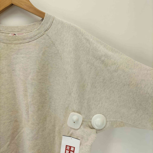 グラッドハンド GLADHAND AKOM - SWEAT 10.7Oz GUSSET ACTION SLEEVE 10.7オンス ゲスト アクション ダメージ加工 ラグランスリーブスウェット トレーナー メンズ JPN:L