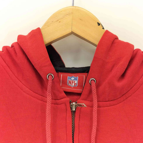 エヌエフエル NFL 00s フットボールチームロゴ ジップアップパーカー メンズ