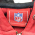 エヌエフエル NFL 00s フットボールチームロゴ ジップアップパーカー メンズ