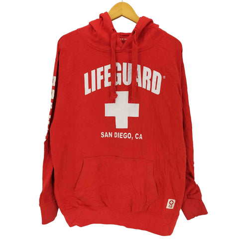 LIFEGUARD フロント企業ロゴ プルオーバーパーカー メンズ JPN:S
