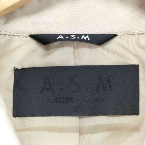 アトリエサブメン A.S.M ハーフトレンチ メンズ JPN:50