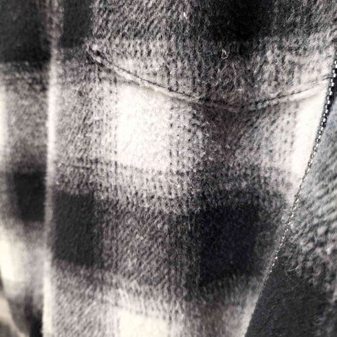 スタンプド STAMPD 18AW Asher Flannel Shirt Jacket ウール ポリ オンブレ チェック シャツ ジャケット 裏地キルティング メンズ JPN:M
