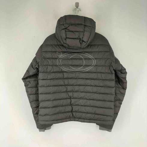 aeae NEW SYMBOL REVERSIBLE LIGHT DOWN ロゴプリント フーデッド ダウンジャケット レディース