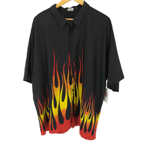 725 originals ファイヤー柄 半袖シャツ B系 ビックサイズ メンズ JPN:XL