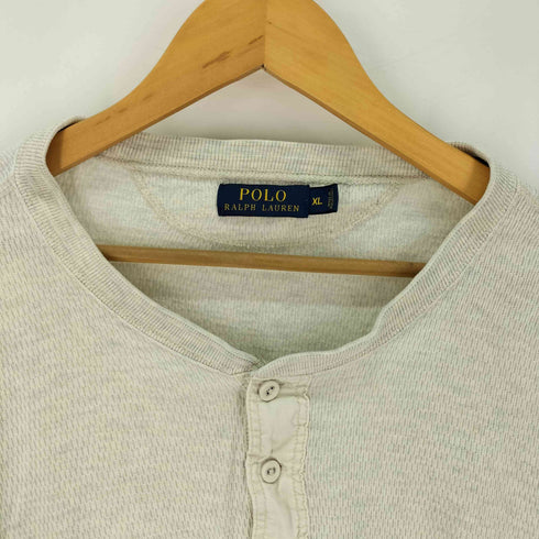 ポロラルフローレン POLO RALPH LAUREN ワッフル サーマル ヘンリーネック カットソー メンズ JPN:XL