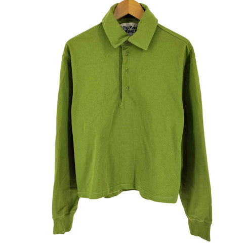 ザラ ZARA BENITO ANTONIO クロップドフィットコットンポロシャツ メンズ XS