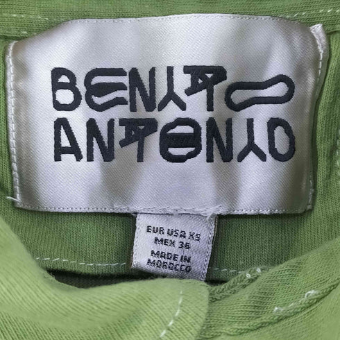 ザラ ZARA BENITO ANTONIO クロップドフィットコットンポロシャツ メンズ XS