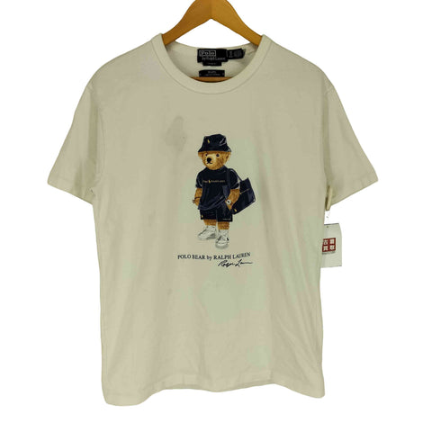 ポロバイラルフローレン Polo by RALPH LAUREN THE BIG FIT ビッグベアー フリントプリントクルーネックTシャツ メンズ XS