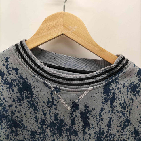 カッターアンドバック CUTTER&BUCK スプラッターペイント クルーネック スウェット メンズ JPN:XL