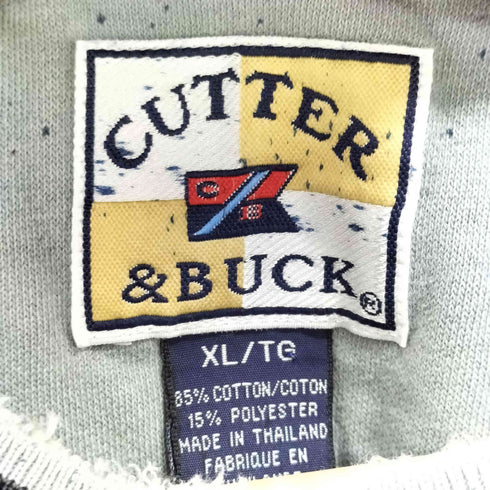 カッターアンドバック CUTTER&BUCK スプラッターペイント クルーネック スウェット メンズ JPN:XL