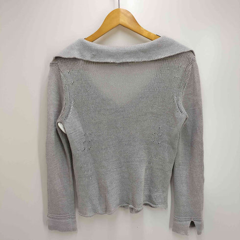 CRAFT HIRO リネン コットン シェルボタン ニット カーディガン レディース JPN:1