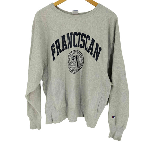 チャンピオン Champion 90s-00s カレッジ プリント リバースウィーブ クルーネック スウェット メンズ JPN:L