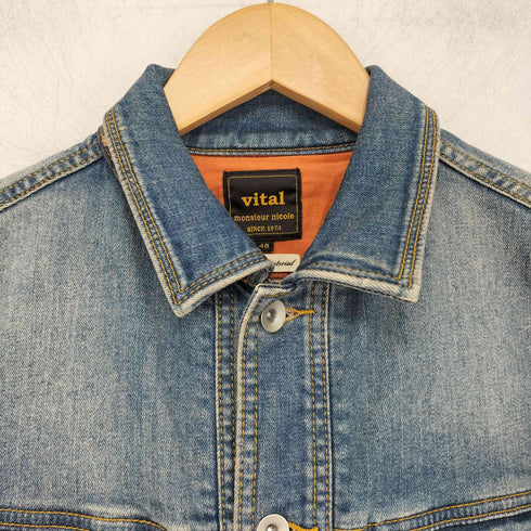 ヴィタル VITAL デニムトラッカージャケット メンズ JPN:48