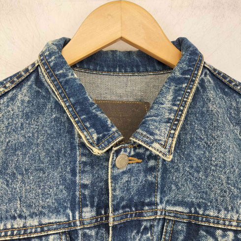 ボブソン BOBSON ウォッシュ加工 デニムトラッカージャケット メンズ JPN:M