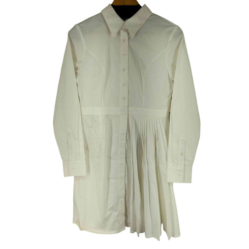 MASION WESTER プリーツ切替 L/S ワンピース レディース import:L