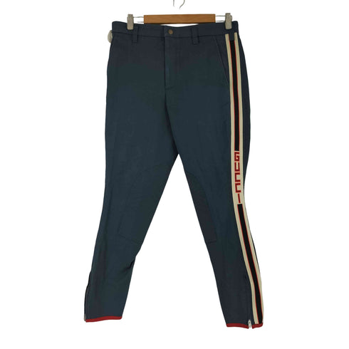 グッチ GUCCI 18SS サイドラインストレッチパンツ メンズ JPN:50