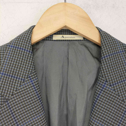アクアスキュータム AQUASCUTUM ウール 2Bテーラードジャケット メンズ 165