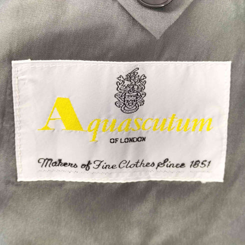 アクアスキュータム AQUASCUTUM ウール 2Bテーラードジャケット メンズ 165